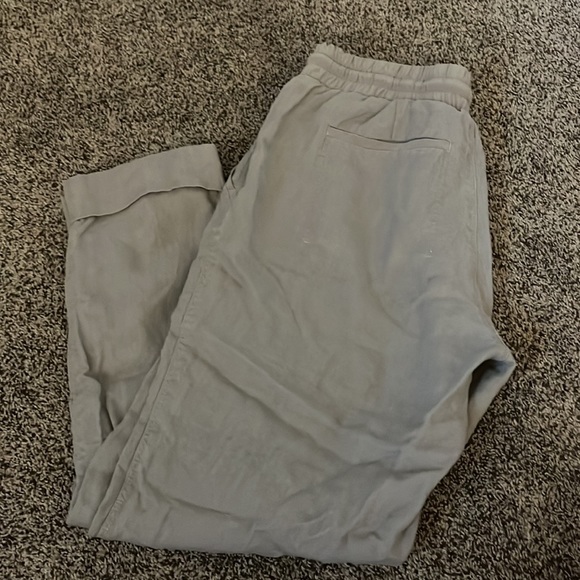 ATHLETA Bali Linen Ankle Cuffed Pants - Picture 3 of 4